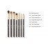 BH Cosmetics Eye Essential - 7 Piece Brush Set